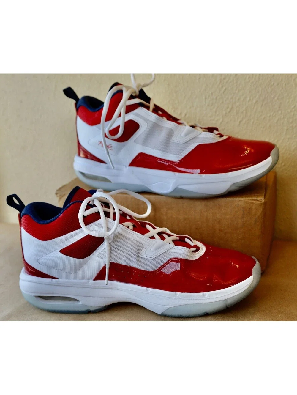 Size 11 - Air Jordan Stay Loyal 3 White Varsity Red Navy Mens